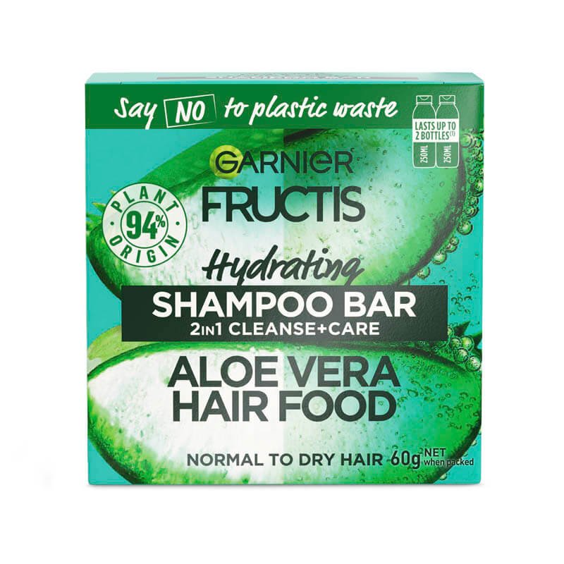 Fructis Aloe Vera Hair Food 2 in 1 Shampoo Bar 60g 3600542440752 1