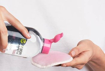 Garnier Micellar Water Application