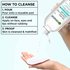 How to cleanse steps using Garnier Micellar Salicylic Cleansing Water.