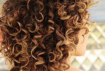 curly hair content block
