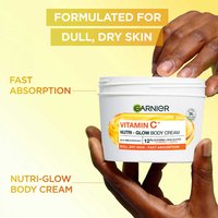 Body cream formulated for dull, dry skin