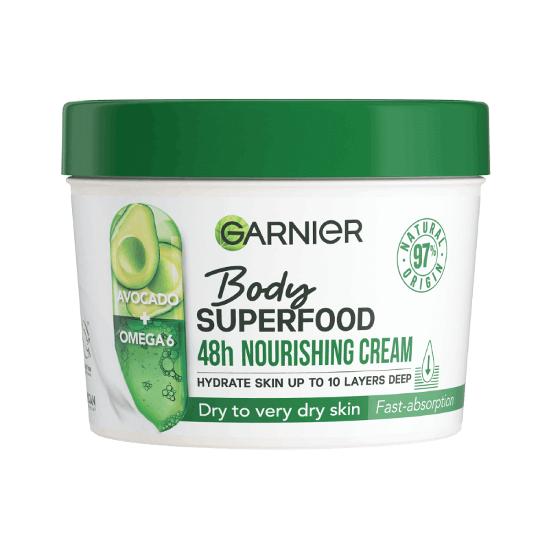 Superfood Avocado Body Cream Garnier Australia NZ Superfood Avocado Body Cream Garnier Australia NZ