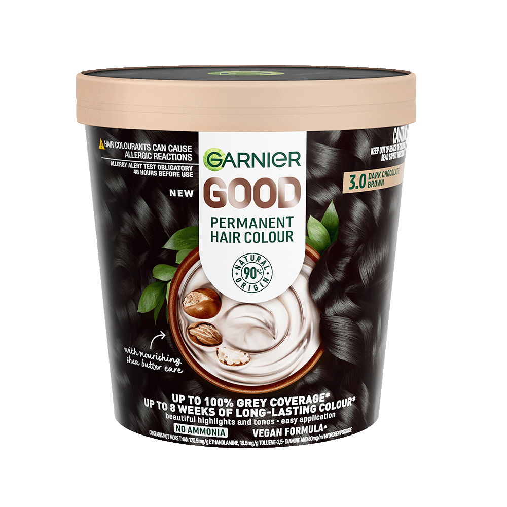 Garnier GOOD Permanent Hair Dye 3.0 Dark Chocolate Brown