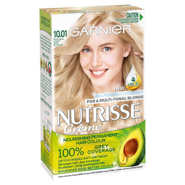 Nutrisse Permanent Hair Colour  Natural Light Blonde | Garnier®  Australia & New Zealand