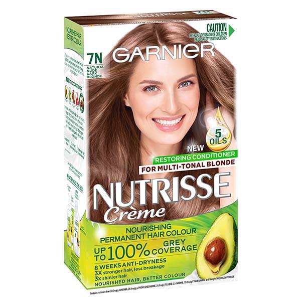 stromen Azië Schuldenaar Nutrisse Permanent Hair Colour - 7N Natural Nude Dark Blonde | Garnier®  Australia & New Zealand