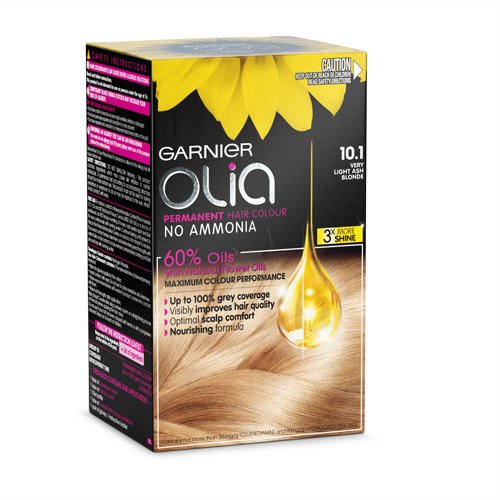 Olia Permanent Hair Colour - 10.1 Very Light Ashy Blonde