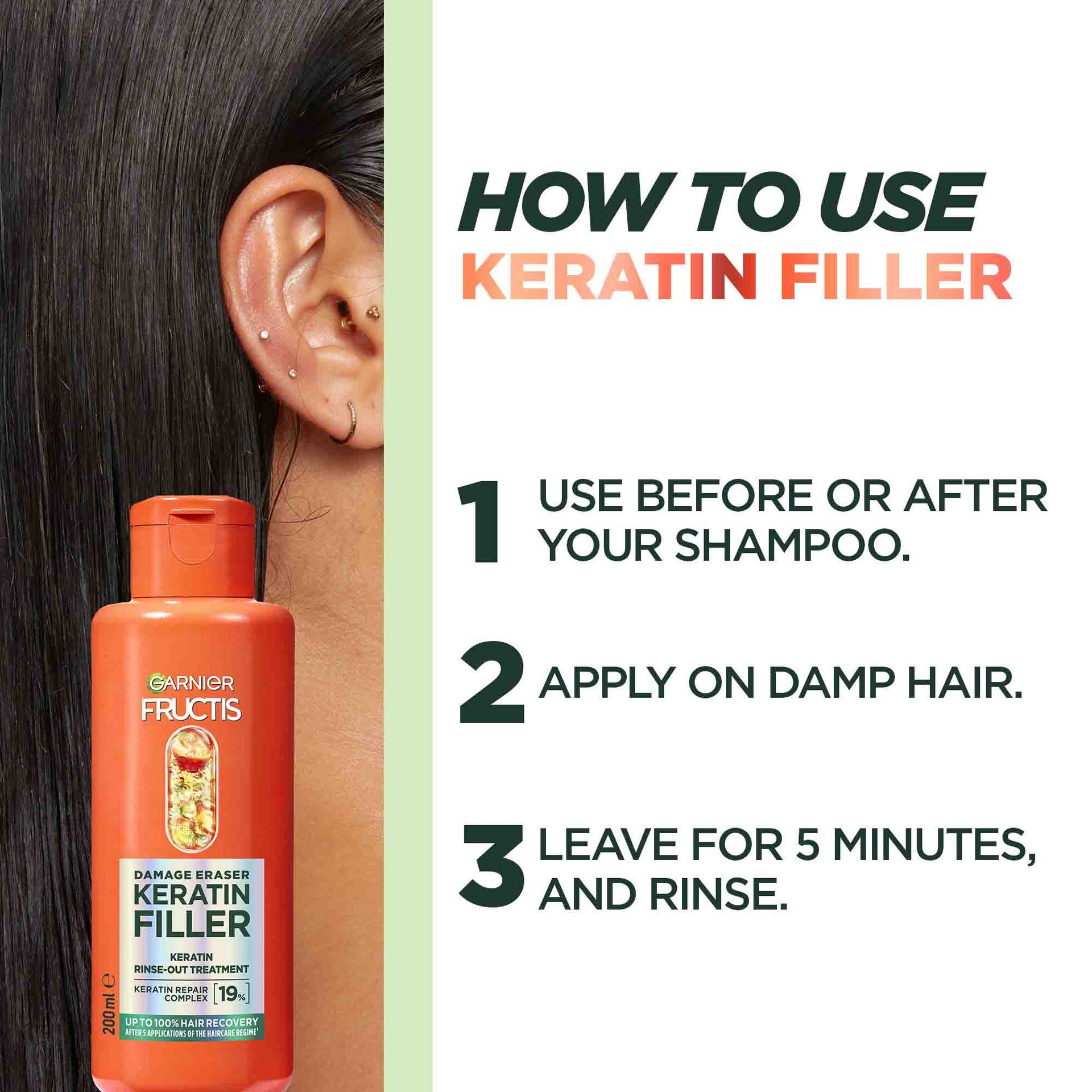 Damage Eraser Keratin Filler Rinse-out