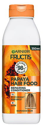 garnier ecom fructis PapayaHairFoodConditioner Nov23 Packshot Front FA