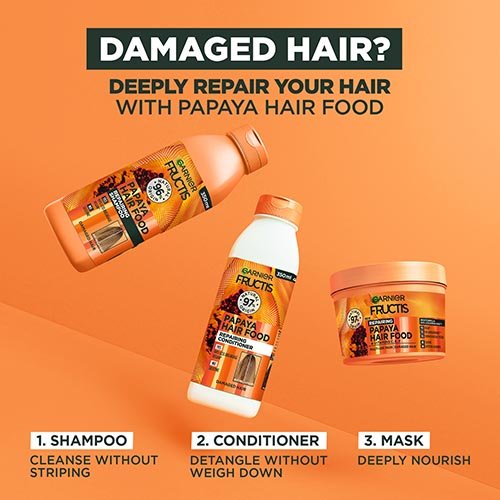garnier ecom fructis PapayaHairFoodMask 28Jun23 Routine