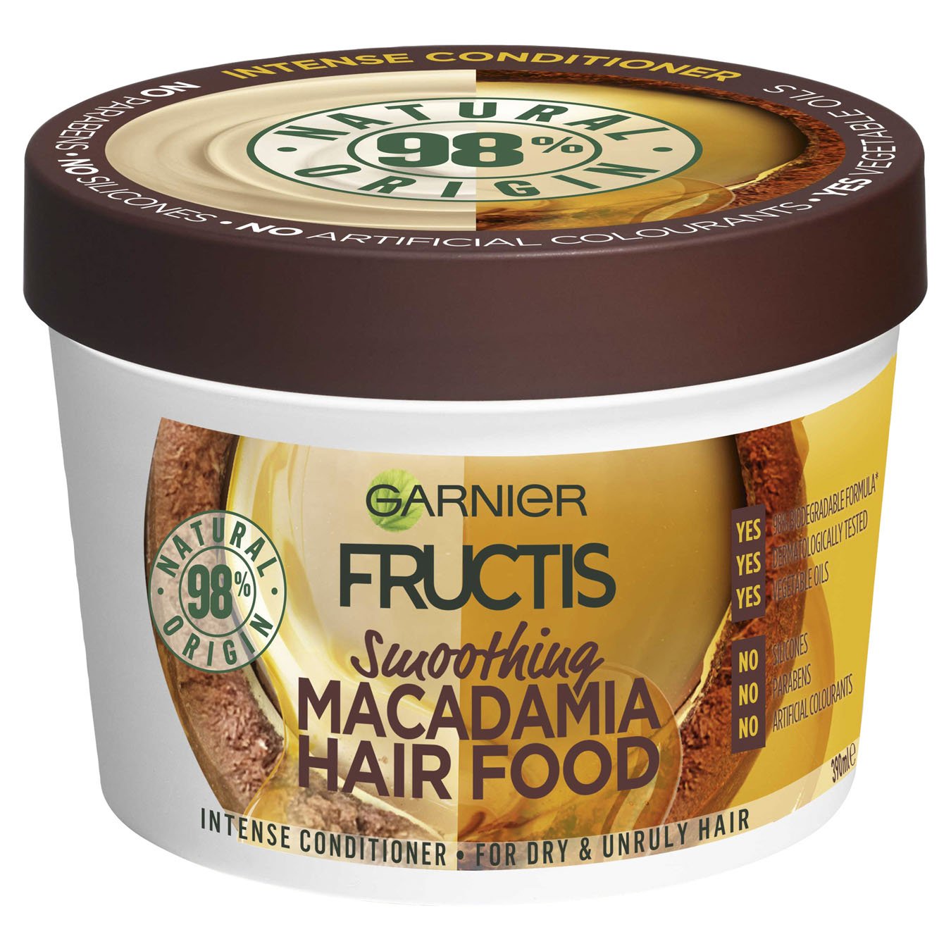 Fructis Hair Food Macadamia Hair Mask - Smoothing | Garnier® Australia & NZ