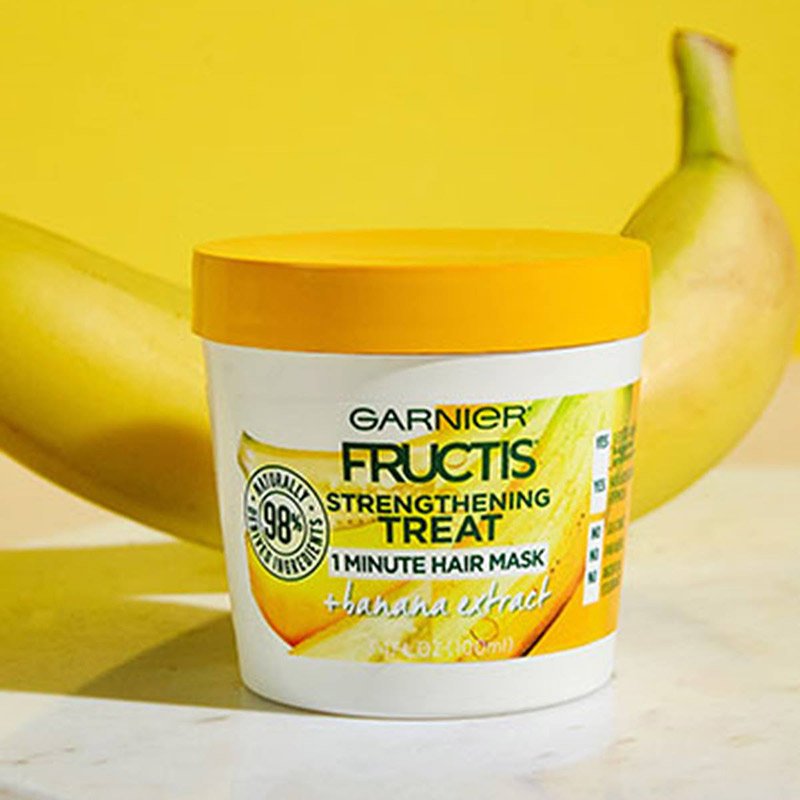 Fructis Treat Banana Hair Mask Hair Strengthening Treatment Garnier