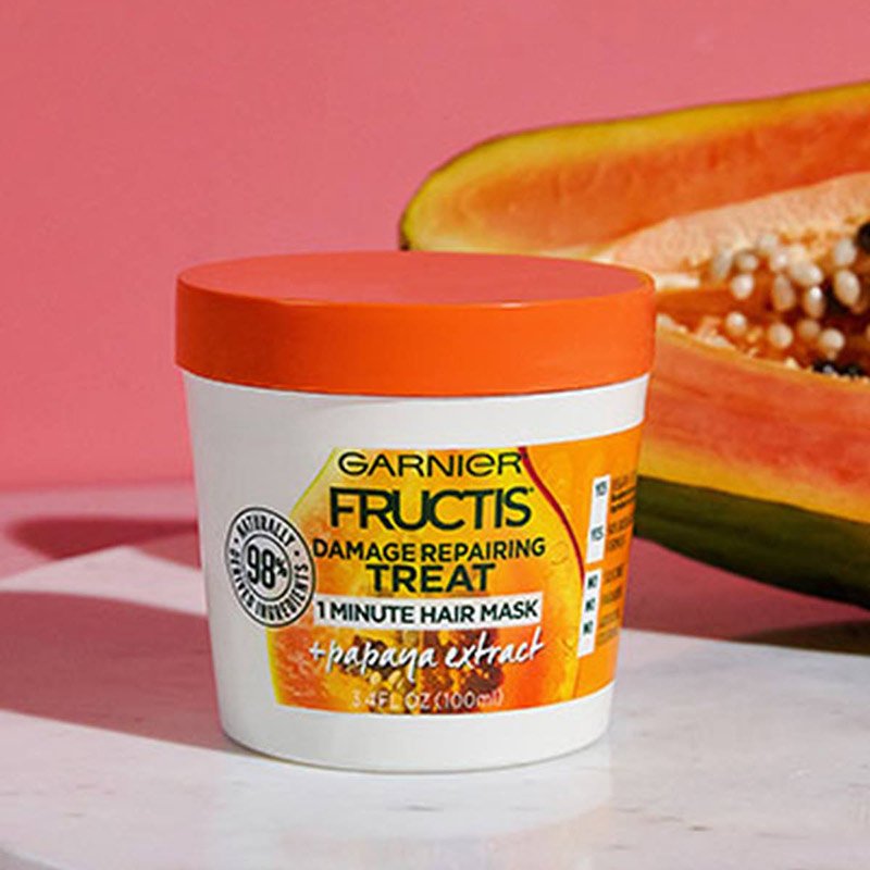 Fructis Treat Papaya Hair Mask Hair Repair Treatment Garnier® Australia
