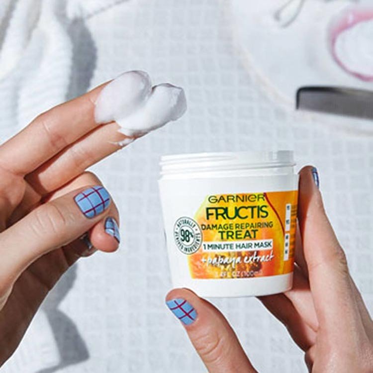 Fructis Treat Papaya Hair Mask Hair Repair Treatment Garnier® Australia