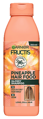 garnier ecom fructis PineappleHairFoodShampoo Nov23 Packshot Front FA