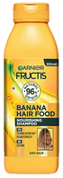 garnier ecom fructis BananaHairFoodShampoo Nov23 Packshot Front FA V1