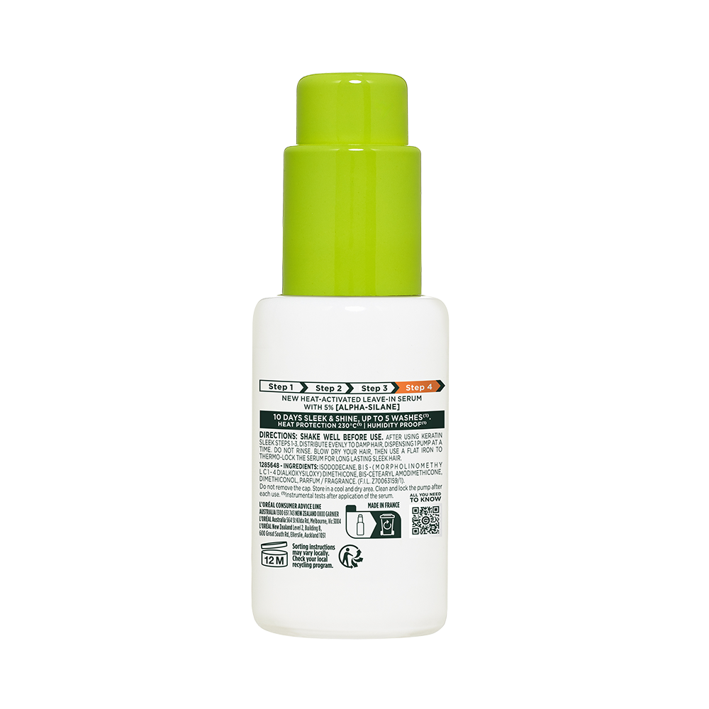 26 Keratin Sleek Serum back