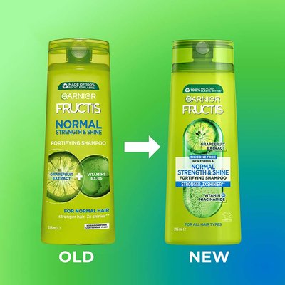 Old vs New Garnier Fructis Shampoo