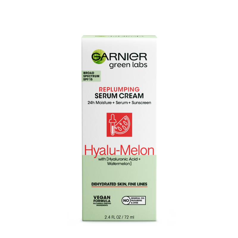 Garnier Green Labs Hyalu-Melon Replumping Serum Cream SPF 15 72ml