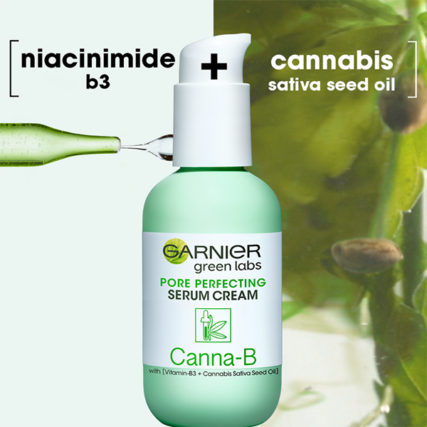 Garnier Green Labs Canna-B Pore Perfecting Serum Cream 72ml