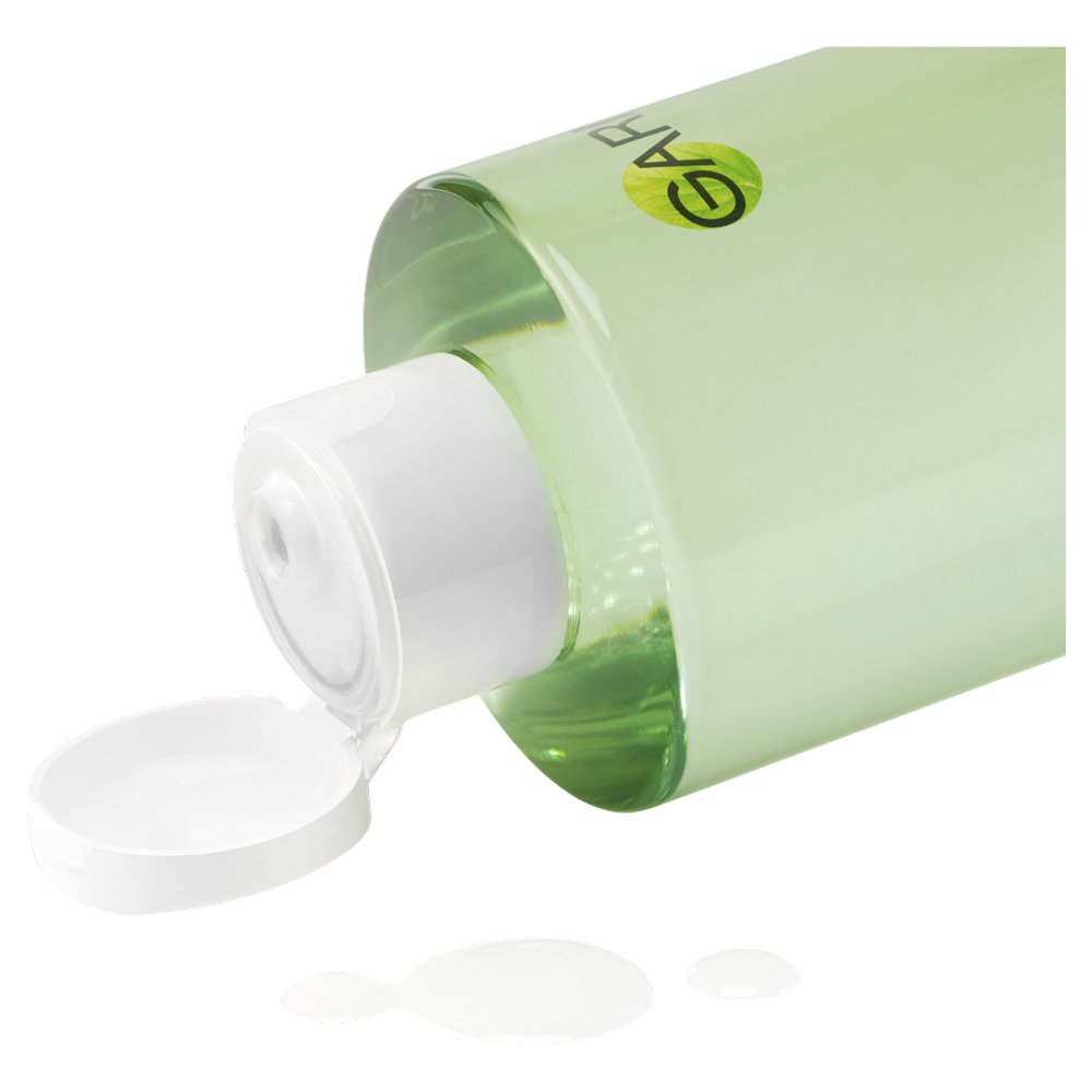 Garnier Organics Cornflower Micellar Water texture being squeezed from bottle