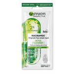 Garnier Niacinamide Detox Ampoule Face Sheet Mask, Kale Extract