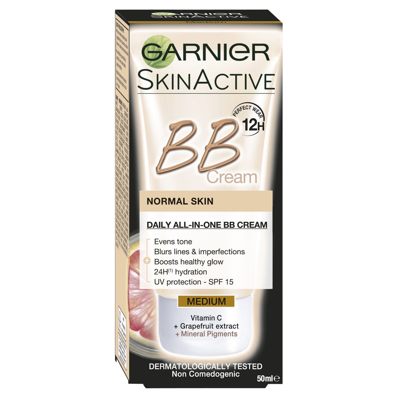 garnier skin active bb cream original spf15 medium 50ml