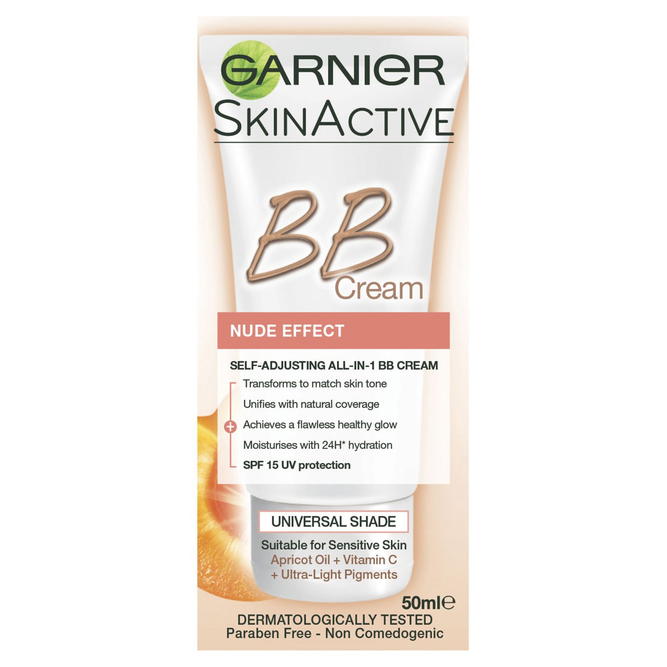 Garnier Skin Naturals Nude Effect BB Cream Universal Shade 