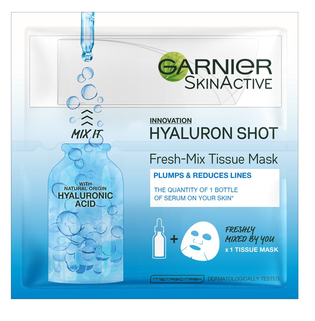 Fresh Mix Hyaluronic Acid Face Sheet Mask Garnier® Australia & NZ