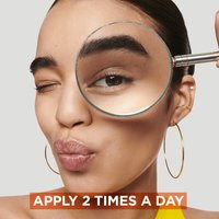 Apply under-eye brightening cream 2 times a day