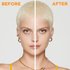 Before and after results using Garnier brightening eye cream