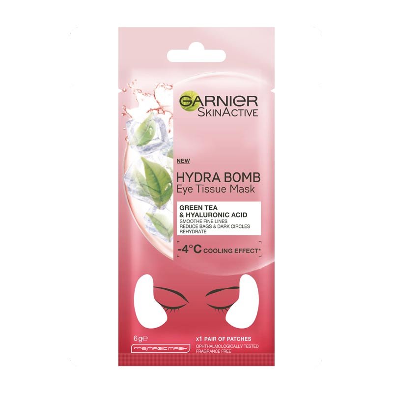 Hydra Bomb AntiAgeing Eye Mask with Green Tea Garnier® Australia & NZ