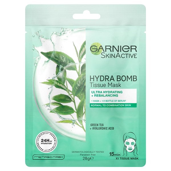 Garnier Hydra Bomb Tissue Mask Green Tea