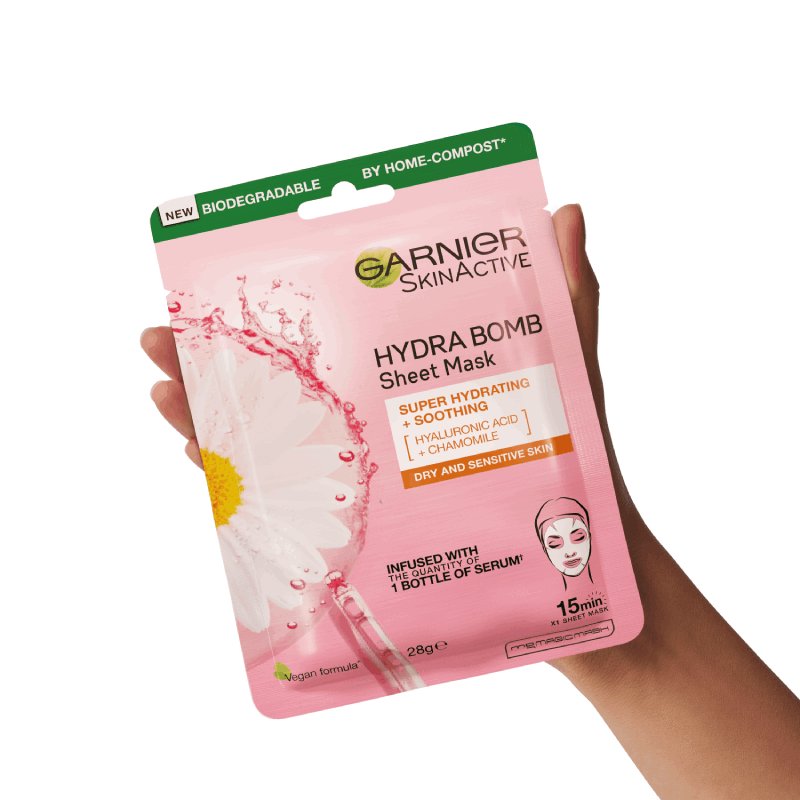 Garnier Hydra Bomb Hyaluronic Acid + Chamomile Sheet Mask