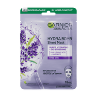 Garnier Hydra Bomb Hyaluronic Acid + Lavender Sheet Mask