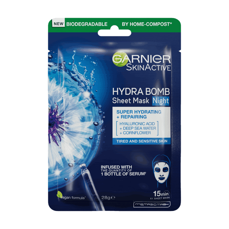 Hydrating Night Mask For Tired & Sensitive Skin Garnier