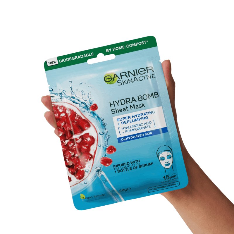 Garnier Hydra Bomb Hyaluronic Acid + Pomegranate Sheet Mask