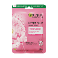 Garnier Hydra Bomb Hyaluronic Acid + Sakura Sheet Mask