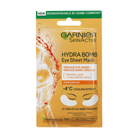 Garnier Hydra Bomb Hyaluronic Acid + Orange Extract Eye Sheet Mask