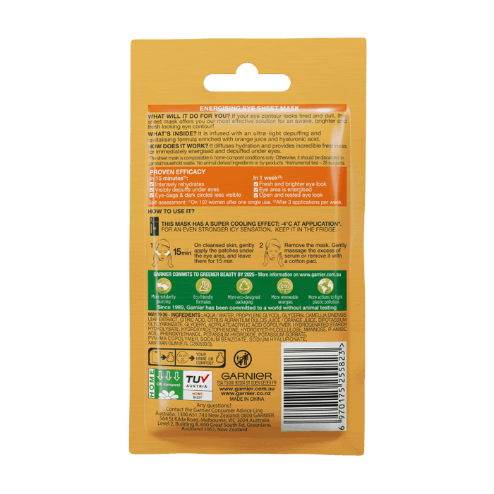 Brightening Eye Mask For Dark Circles Garnier Australia & NZ