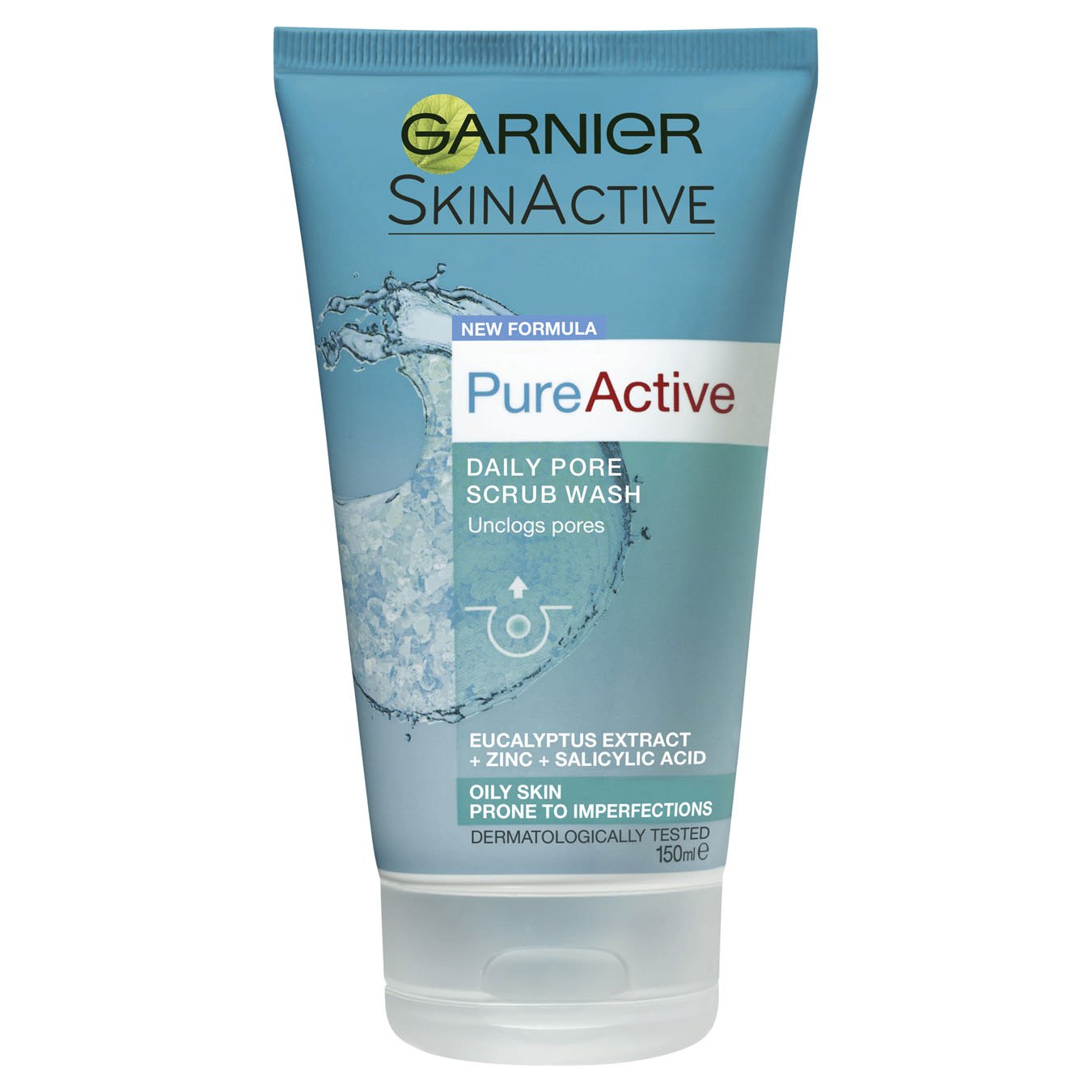 pure active daily pore scrub wash