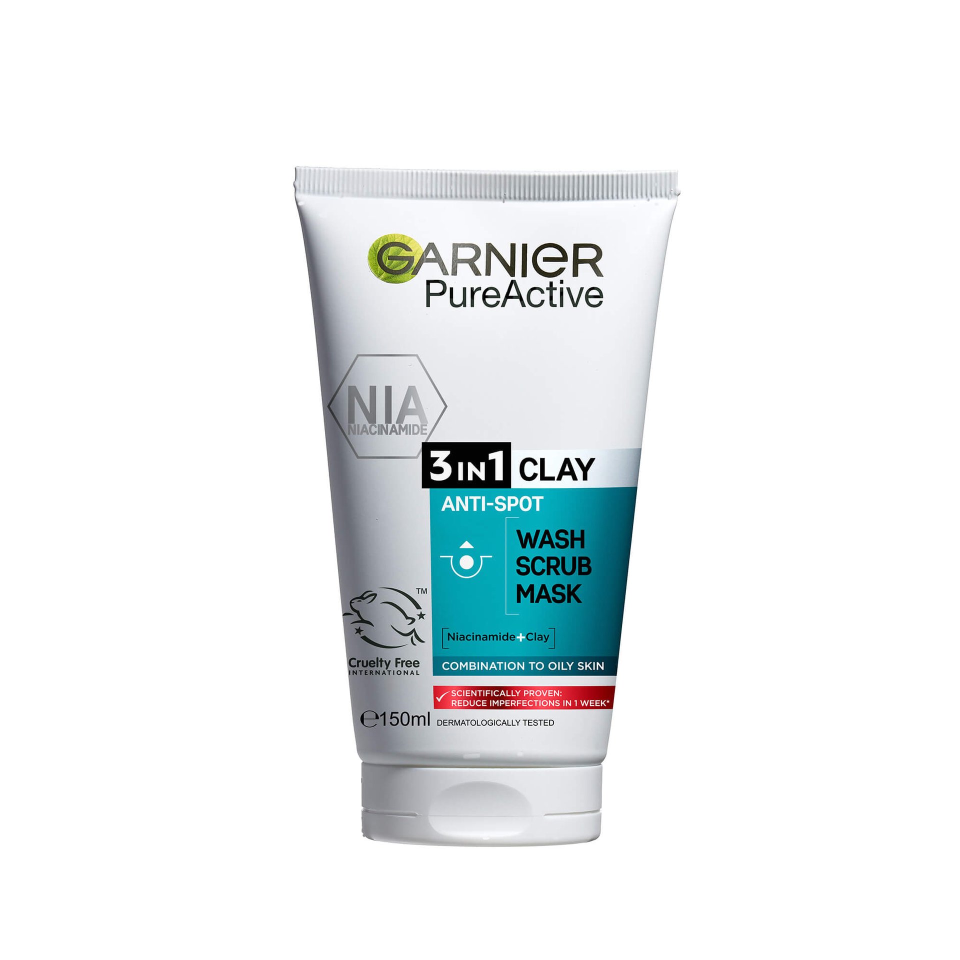 3 in 1 Face Wash Pure Active Garnier Australia NZ