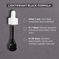 AHA BHA Anti Blemish Serum Lightweight Black Formula