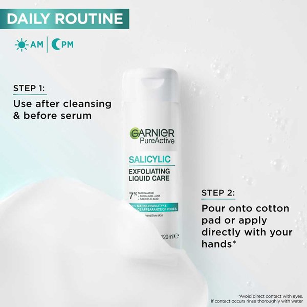Salicylic Acid Liquid Care - Exfoliating Toner - Garnier® Aus & NZ