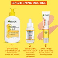 Garnier Vitamin C* Daily Tinted Even Tone Fluid with SPF50