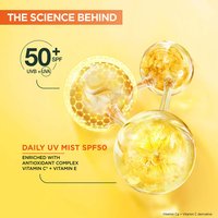 Vitamin C Brightening Over Make-Up Invisible UV SPF Mist with SPF 50+ ingredients