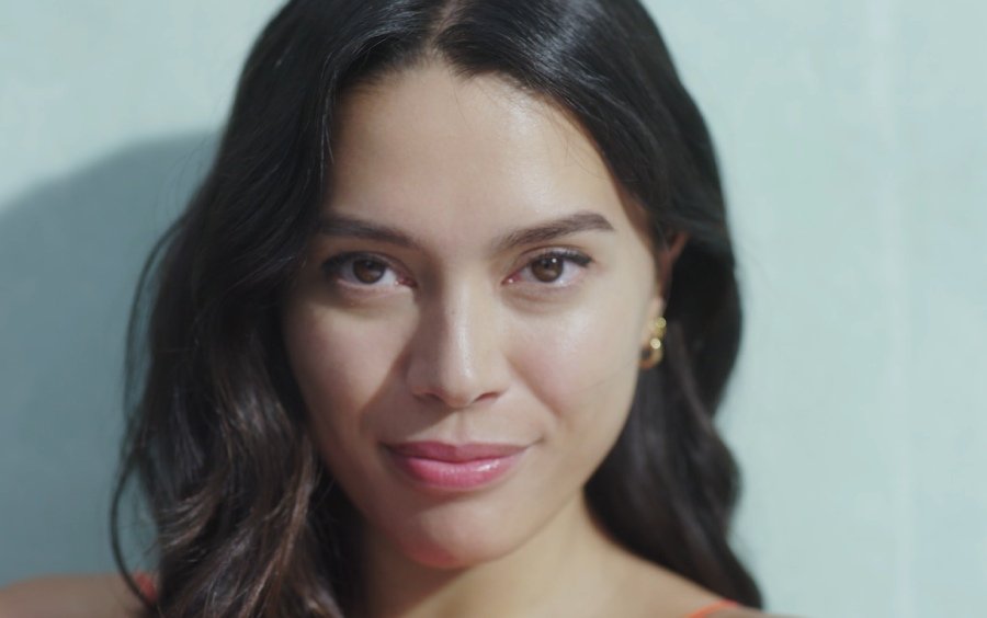 Close up of a woman's face